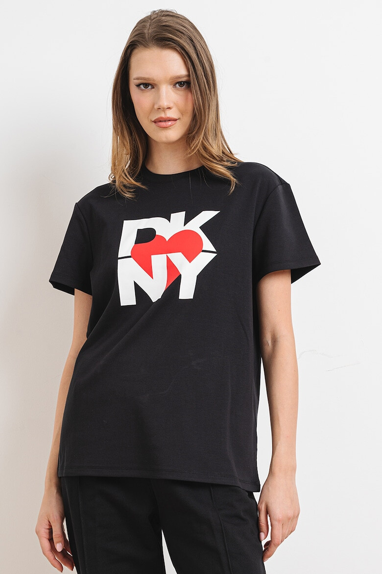 DKNY Tricou cu logo din amestec de modal - Pled.ro