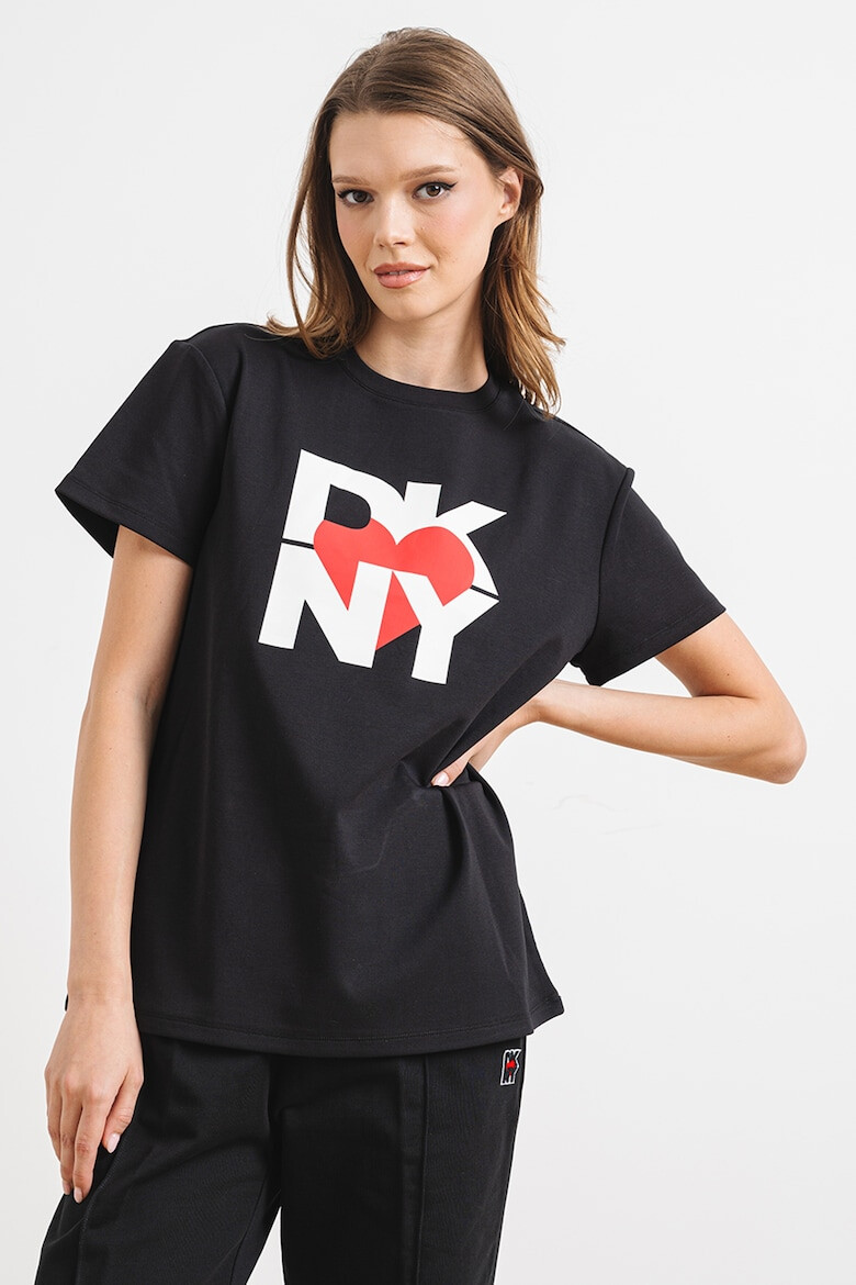 DKNY Tricou cu logo din amestec de modal - Pled.ro