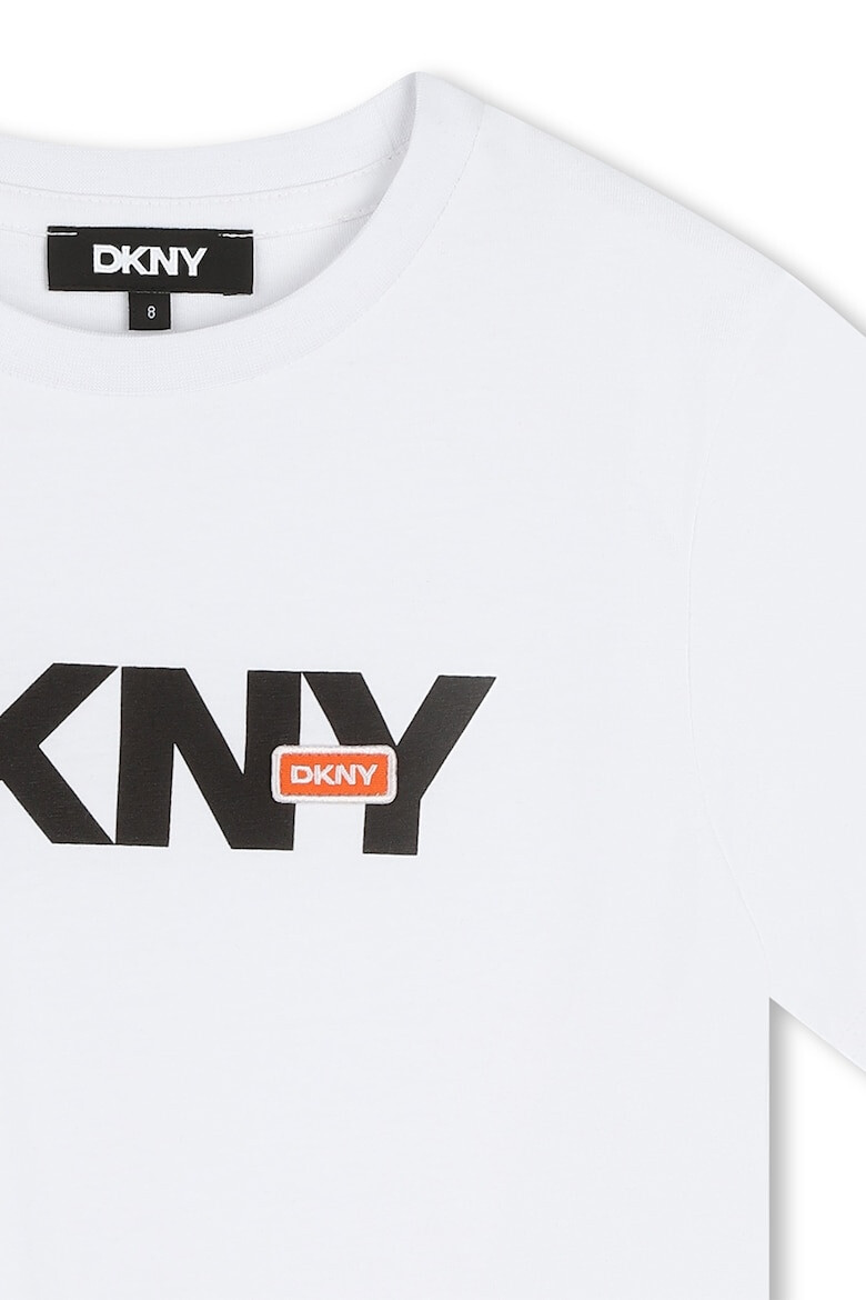 DKNY Tricou din bumbac cu imprimeu logo - Pled.ro