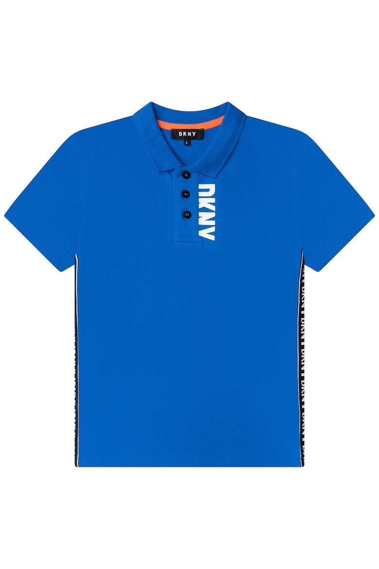 DKNY Tricou polo cu benzi logo - Pled.ro