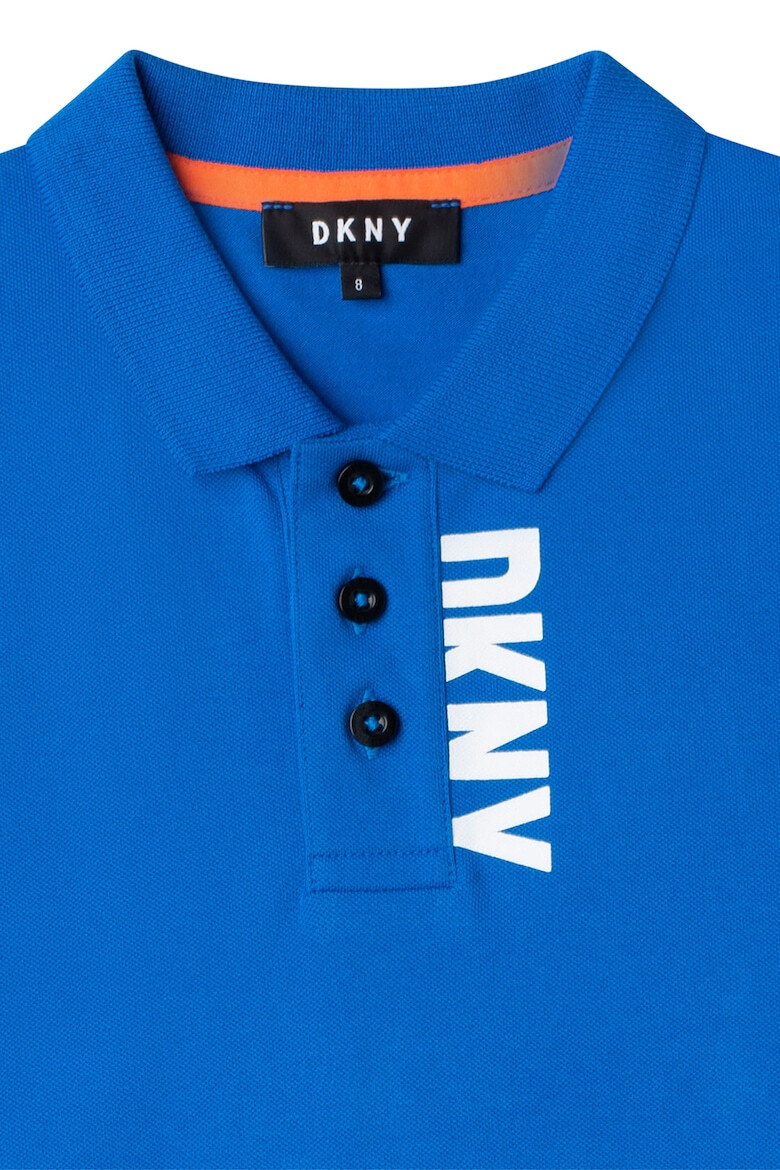 DKNY Tricou polo cu benzi logo - Pled.ro