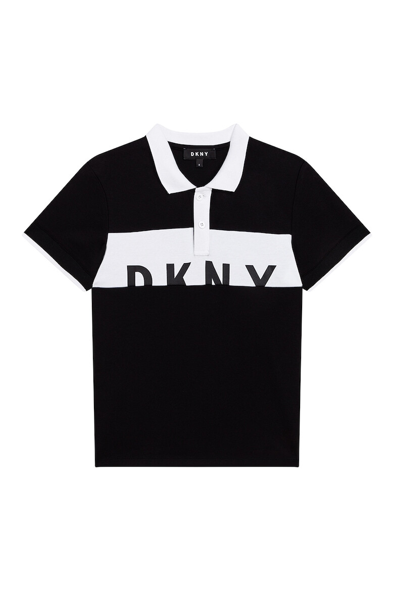 DKNY Tricou polo cu imprimeu logo - Pled.ro