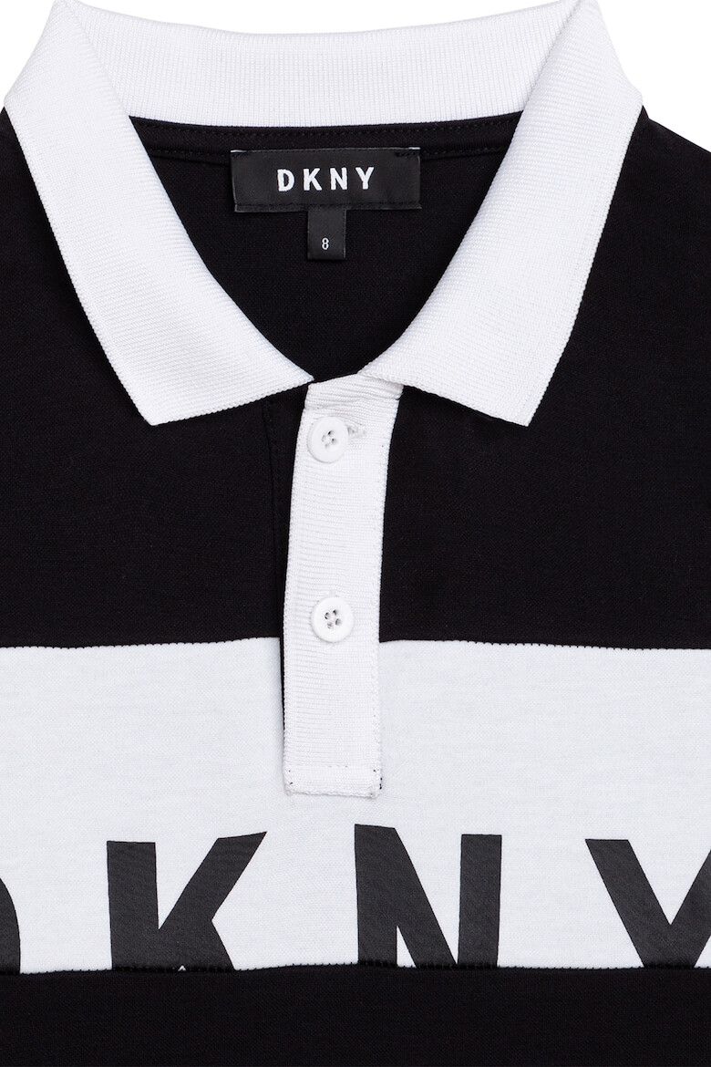 DKNY Tricou polo cu imprimeu logo - Pled.ro