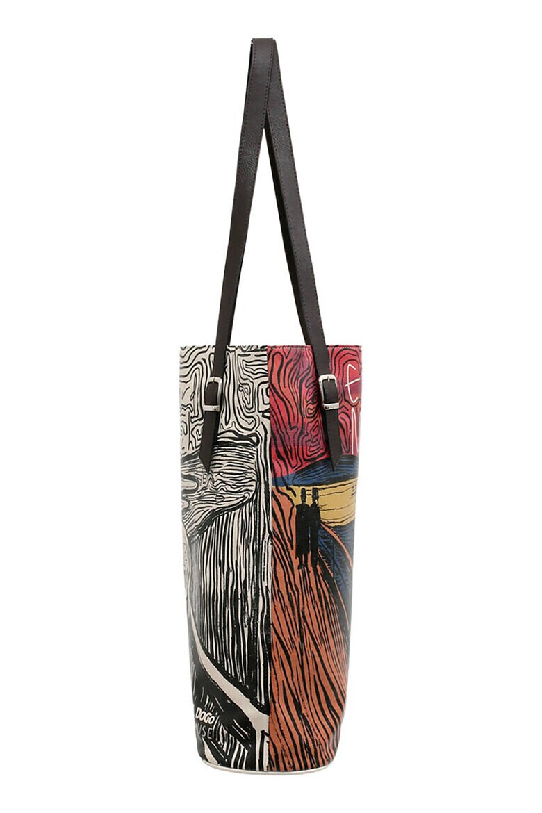 DOGO SHOES Geanta tote cu imprimeu The Scream - Pled.ro