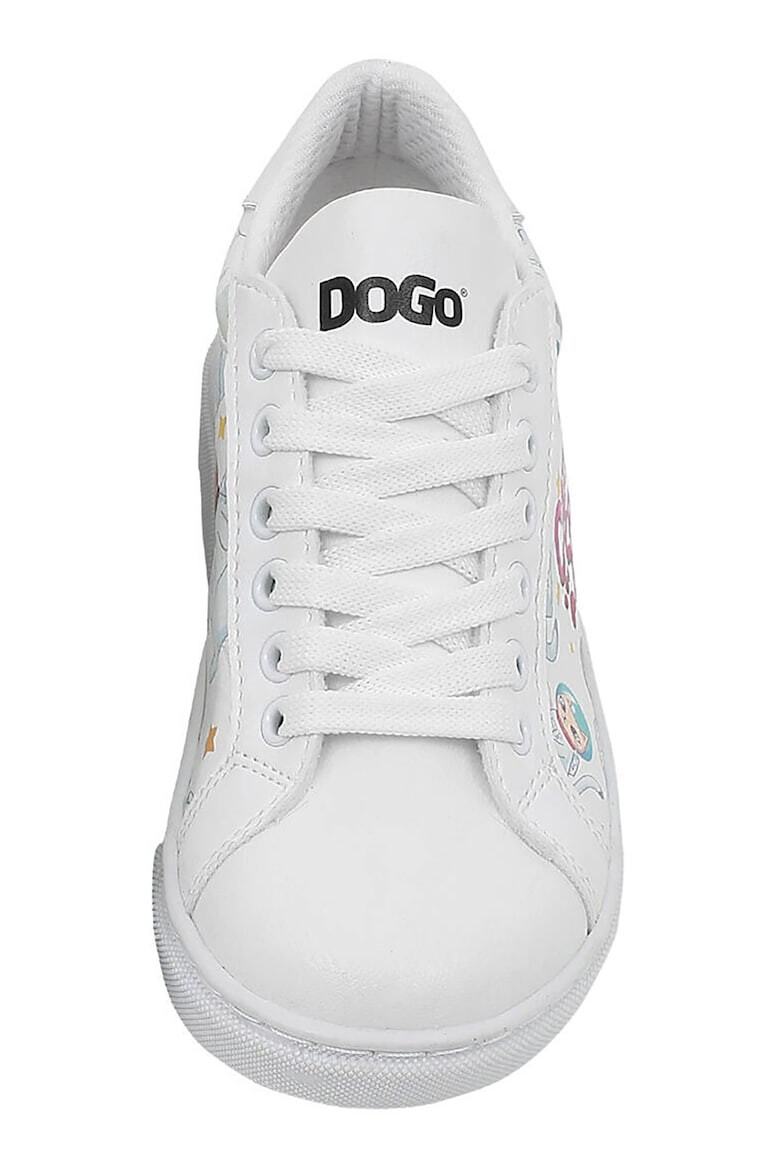 DOGO SHOES Pantofi sport din piele ecologica cu imprimeu - Pled.ro