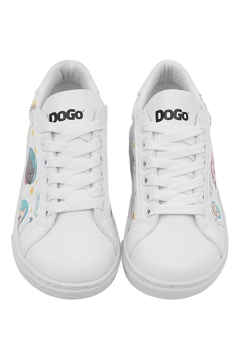 DOGO SHOES Pantofi sport din piele ecologica cu imprimeu - Pled.ro