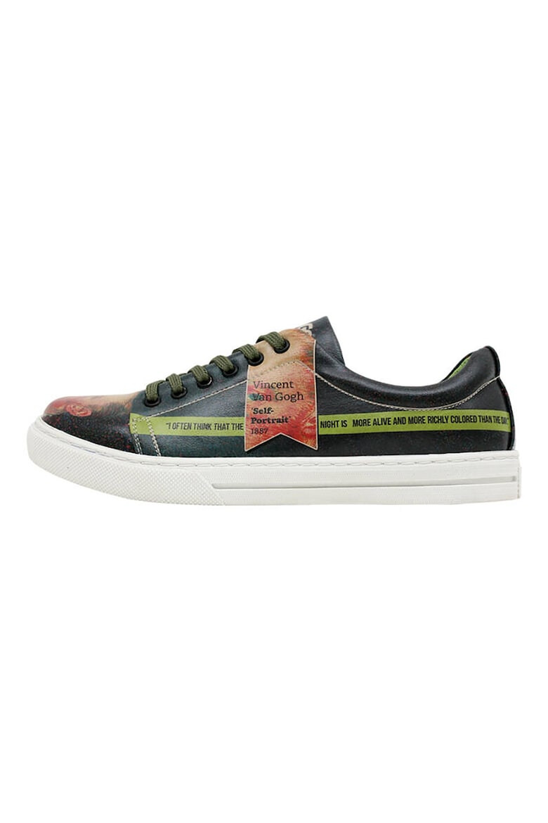 DOGO SHOES Pantofi sport din piele ecologica Vincent Van Gogh Self Portrait - Pled.ro