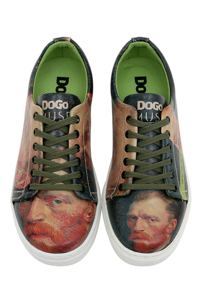 DOGO SHOES Pantofi sport din piele ecologica Vincent Van Gogh Self Portrait - Pled.ro