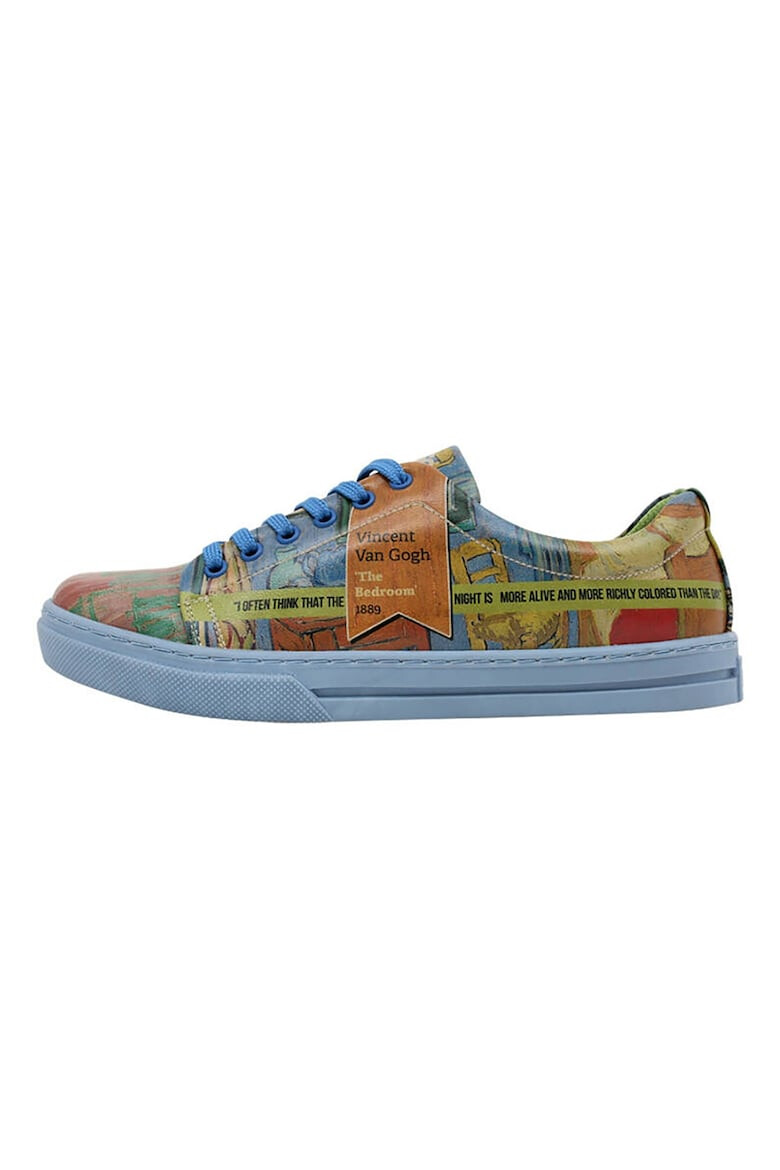 DOGO SHOES Pantofi sport din piele ecologica Vincent Van Gogh The Bedroom - Pled.ro