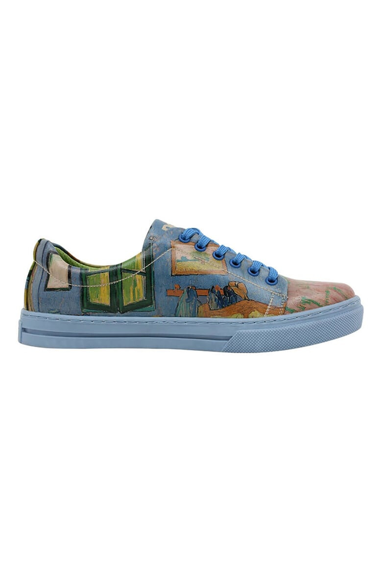 DOGO SHOES Pantofi sport din piele ecologica Vincent Van Gogh The Bedroom - Pled.ro