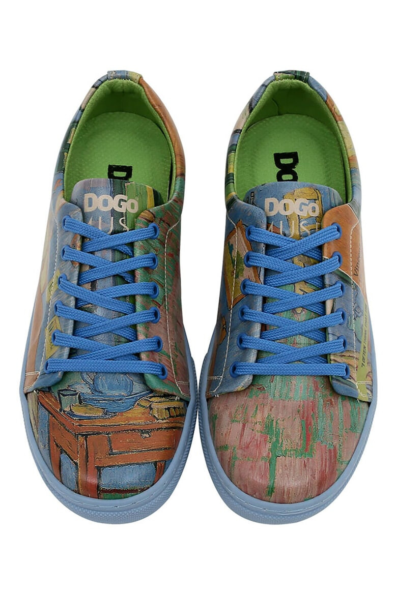 DOGO SHOES Pantofi sport din piele ecologica Vincent Van Gogh The Bedroom - Pled.ro