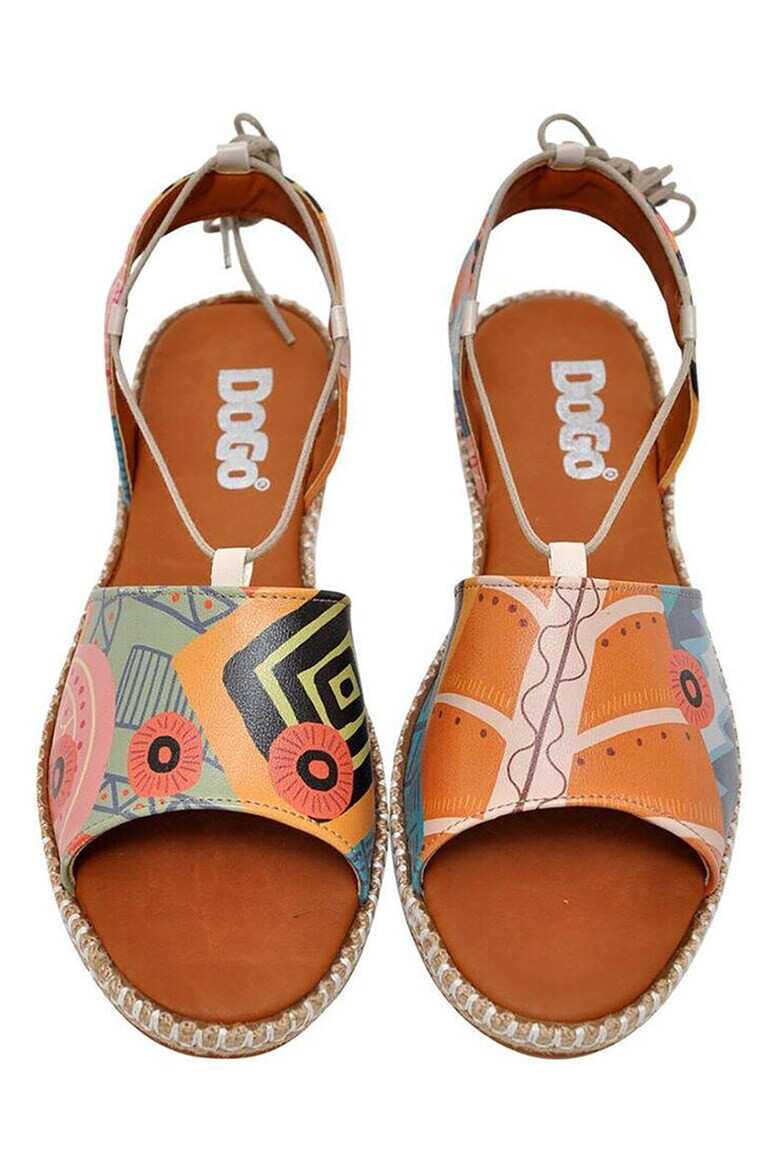 DOGO SHOES Sandale din piele ecologica cu model Mosaics - Pled.ro