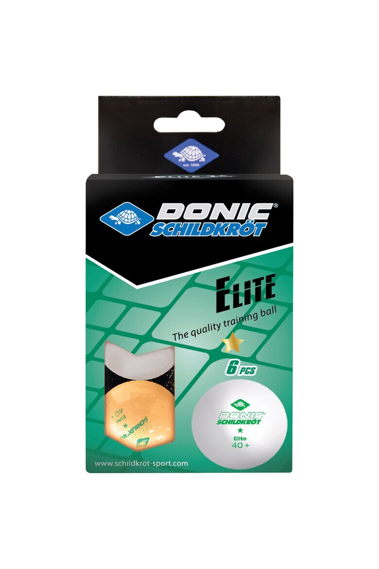 Donic Schildkröt Set 6 mingi tenis de masa Donic-Schildkrot Elite 1 stea - Pled.ro