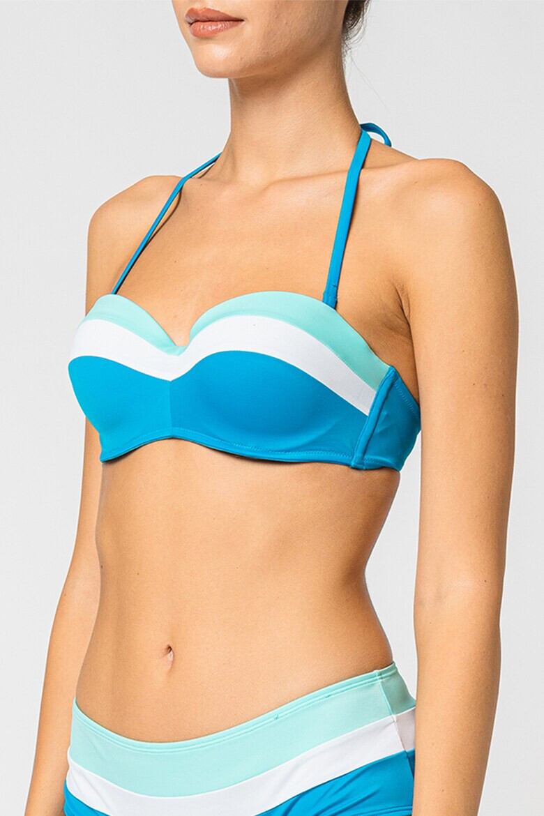 Dorina Sutien bandeau de baie cu design colorblock Lawaki - Pled.ro