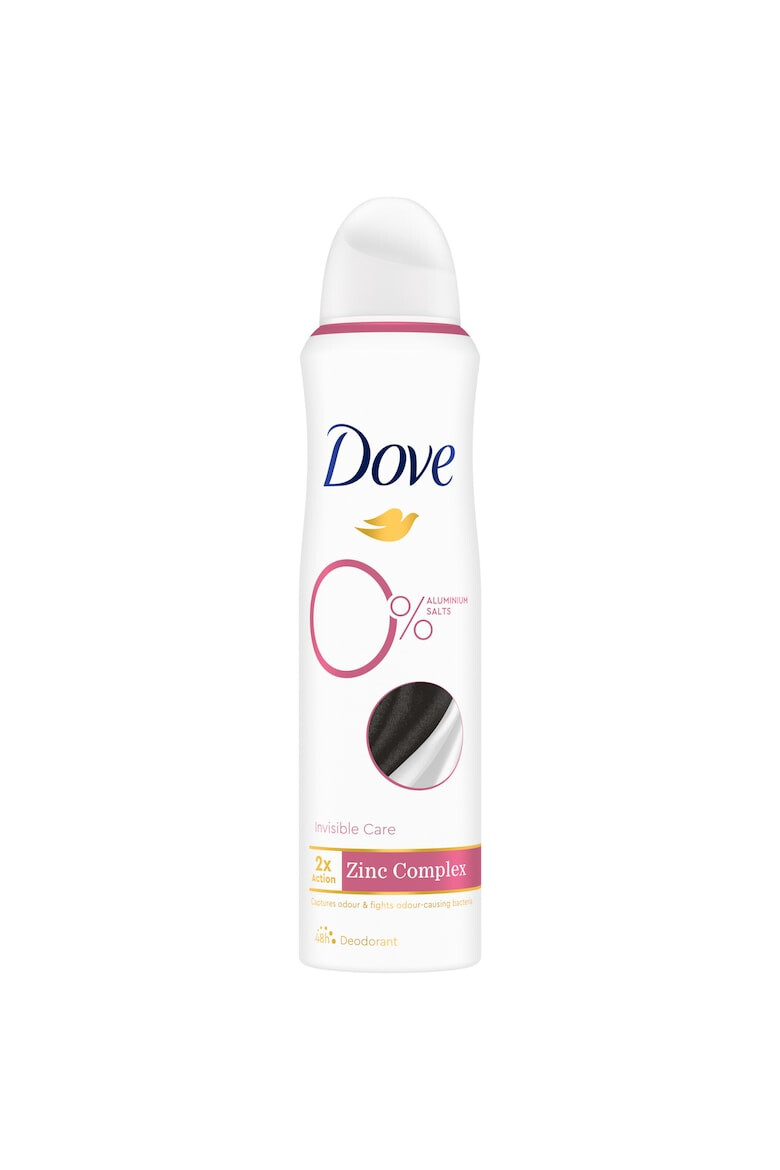 Dove Deodorant spray Invisible 0% saruri de aluminiu 150 ml - Pled.ro