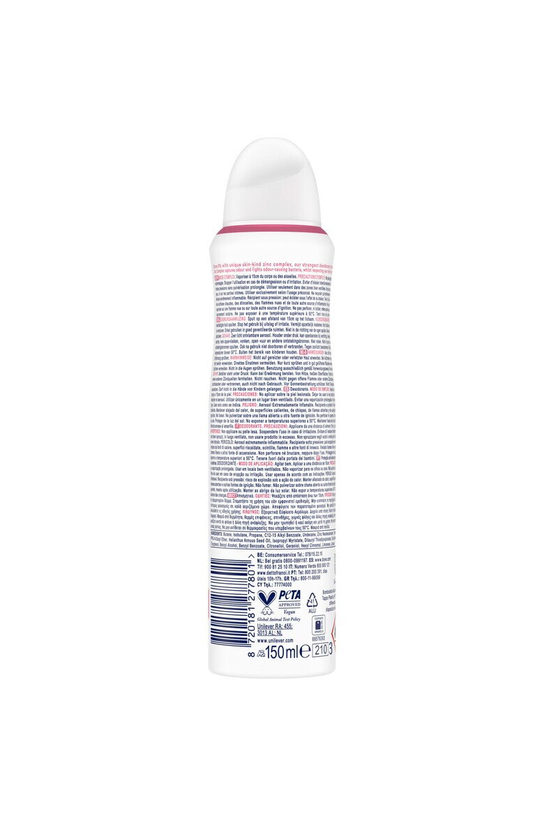 Dove Deodorant spray Invisible 0% saruri de aluminiu 150 ml - Pled.ro