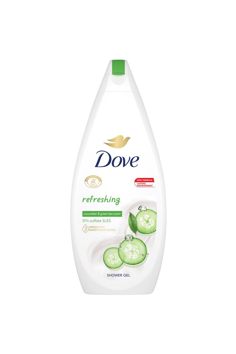 Dove Gel de Dus Go Fresh Cucumber & Green Tea Scent 250 ml - Pled.ro