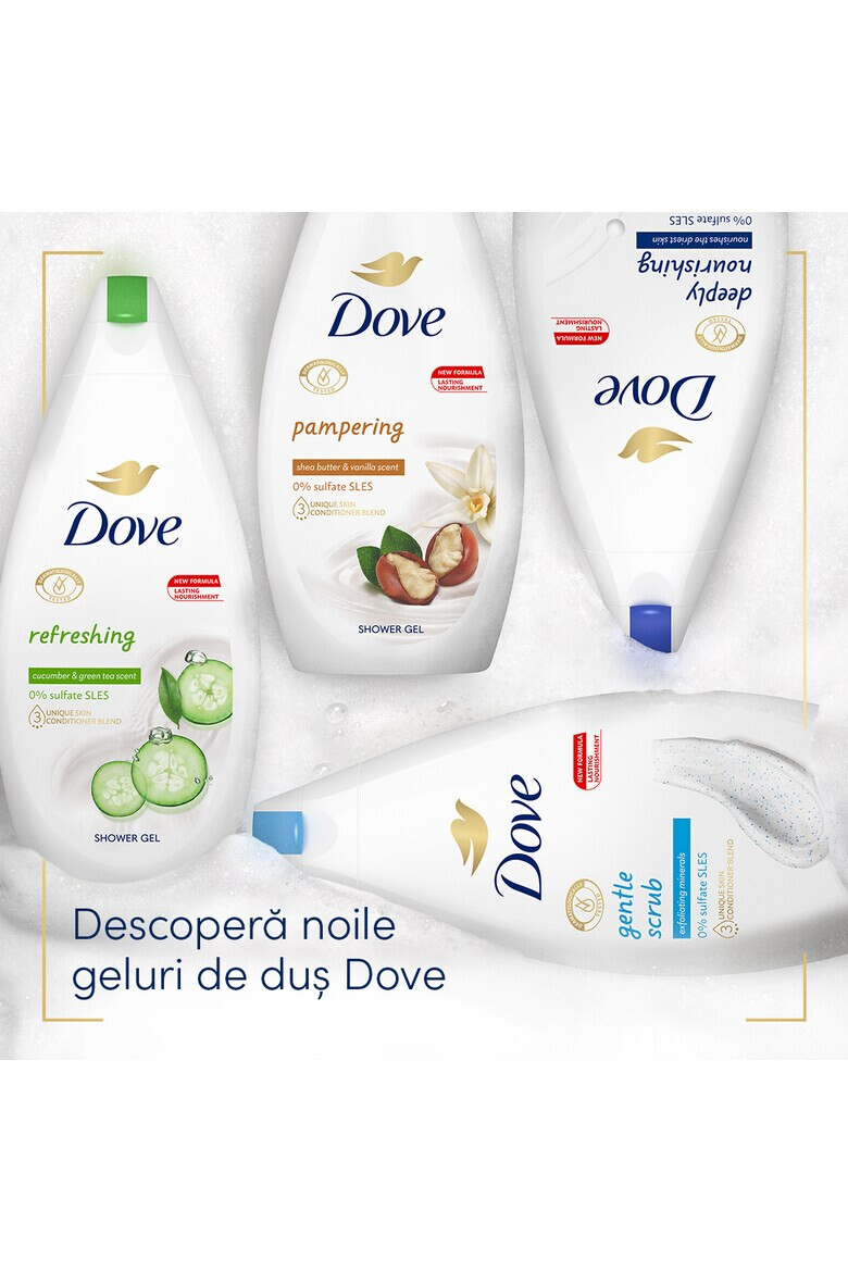 Dove Gel de Dus Go Fresh Cucumber & Green Tea Scent 250 ml - Pled.ro