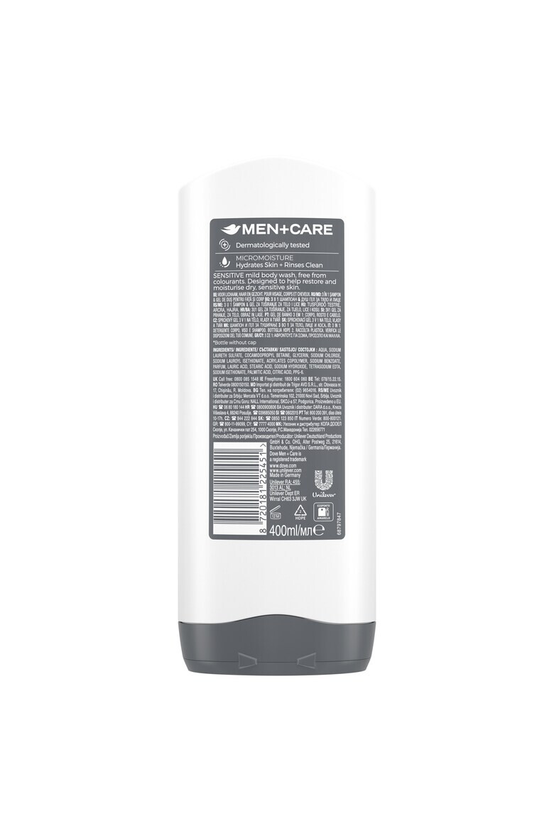 Dove Gel de dus Men+Care Sensitive 400 ml - Pled.ro