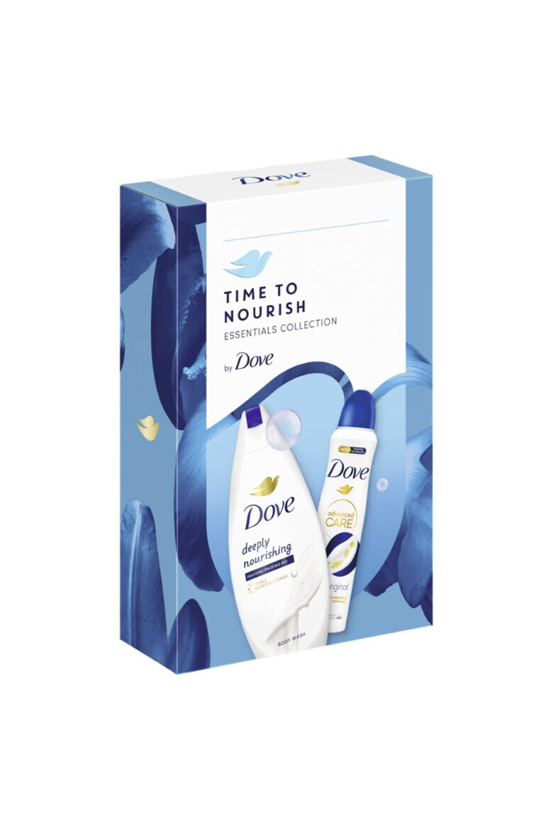 Dove Set cadou : Gel de dus Deeply Nourishing 250 ml + deodorant Original 150 ml - Pled.ro