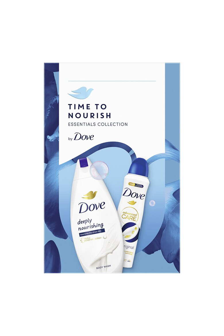 Dove Set cadou : Gel de dus Deeply Nourishing 250 ml + deodorant Original 150 ml - Pled.ro