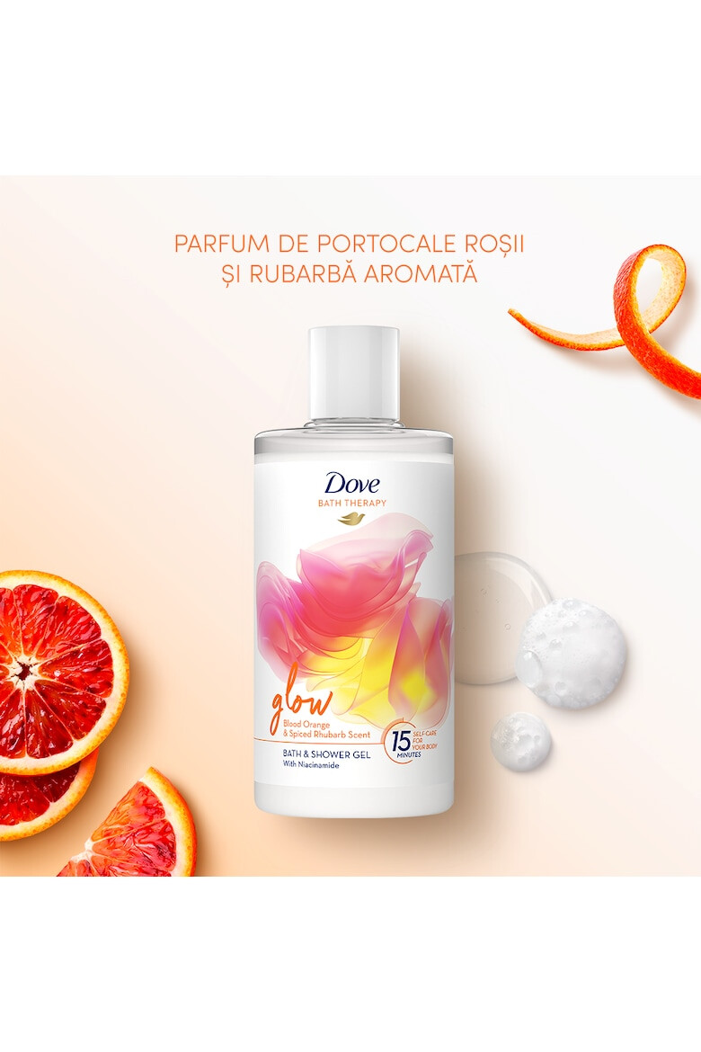 Dove Spuma de baie Glow 400 ml - Pled.ro