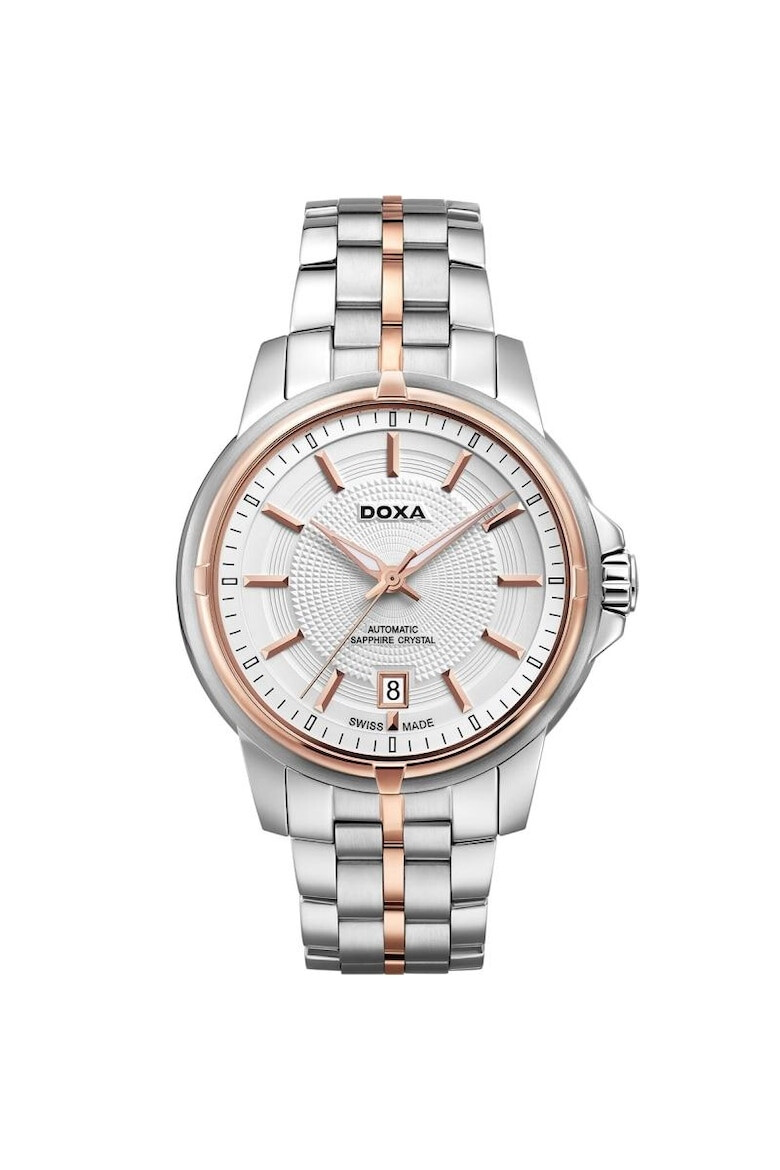 Doxa Ceas barbatesc D152RSV Automatic Argintiu Rose gold - Pled.ro