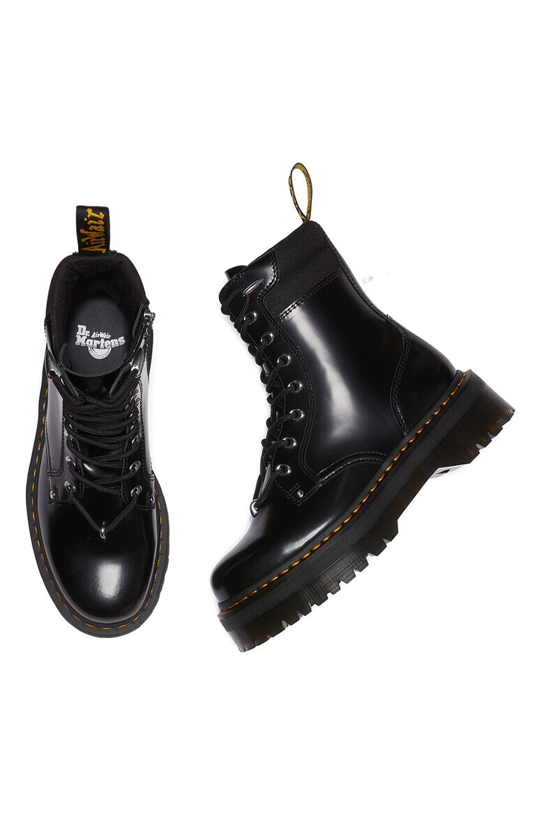 Dr. Martens Bocanci unisex din piele cu sireturi si platforma Jadon - Pled.ro