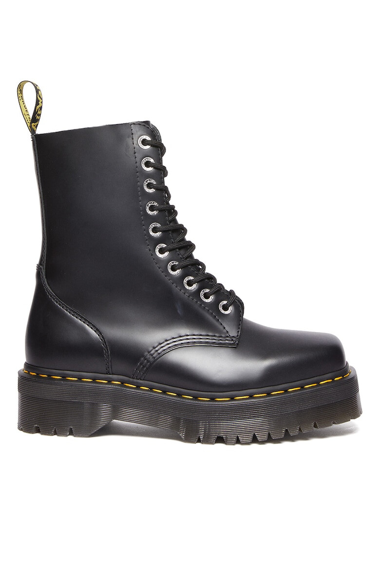 Dr. Martens Bocanci unisex din piele cu varf patrat 1460 Quad - Pled.ro