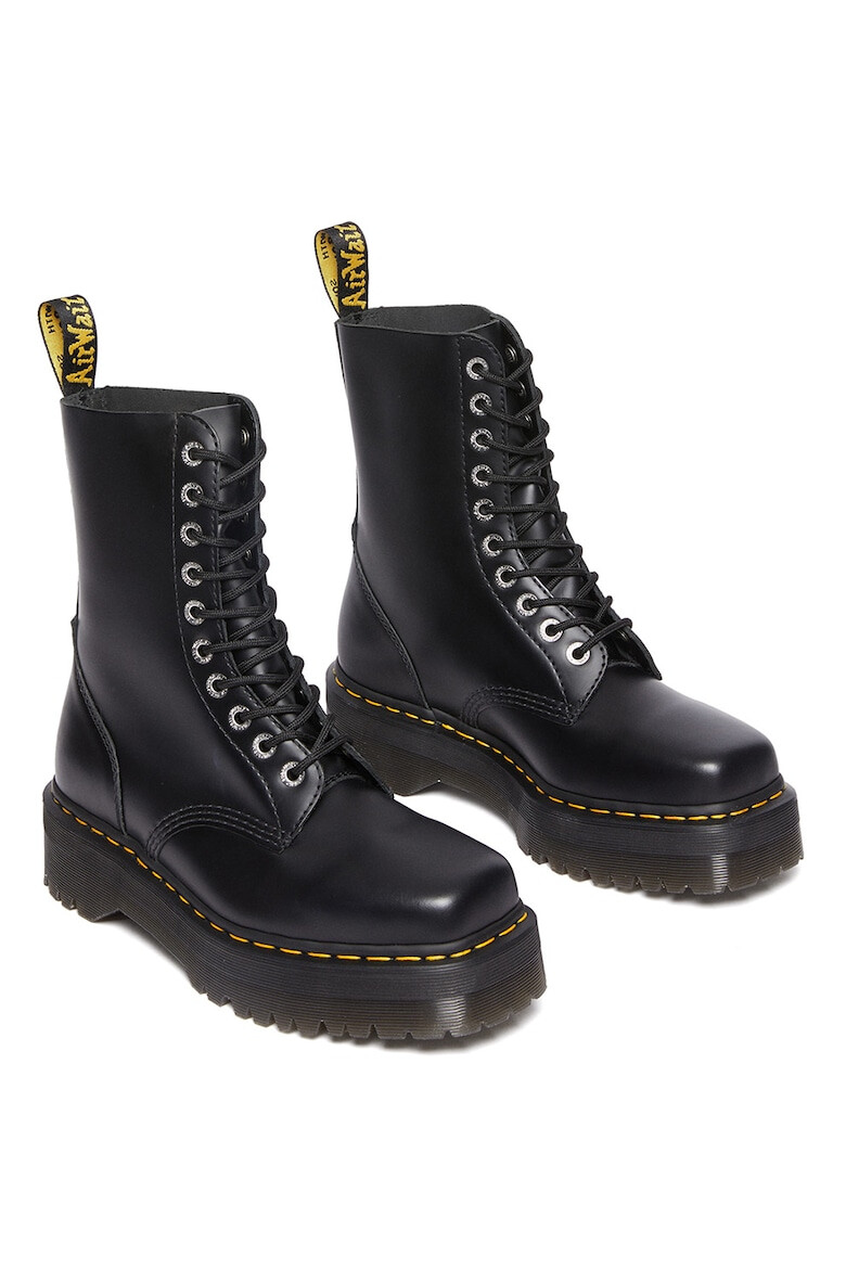 Dr. Martens Bocanci unisex din piele cu varf patrat 1460 Quad - Pled.ro