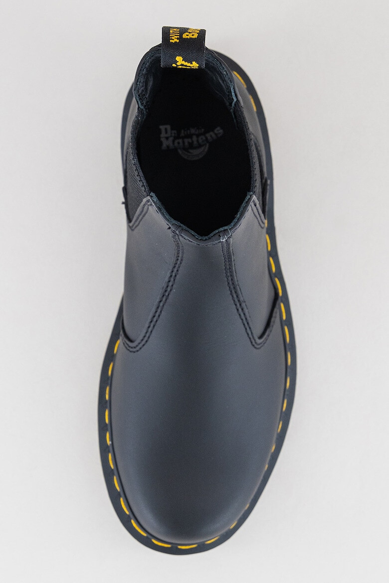 Dr. Martens Ghete Chelsea de piele cu segmente din material textil 2976 - Pled.ro