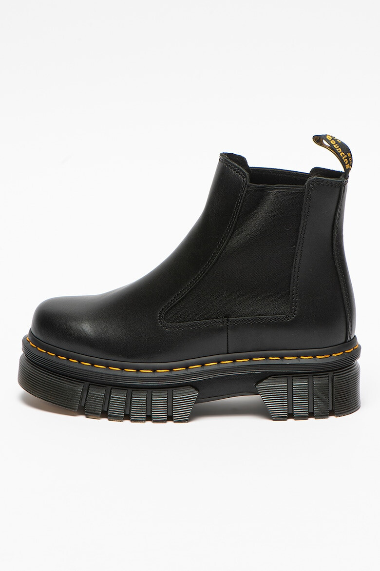 Dr. Martens Ghete Chelsea din piele cu detalii contrastante Audrick - Pled.ro