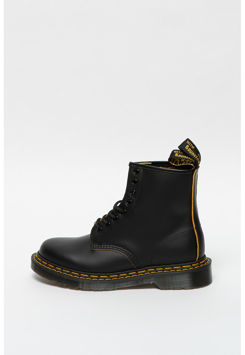 Dr. Martens Ghete de piele cu detalii contrastante 1460 - Pled.ro