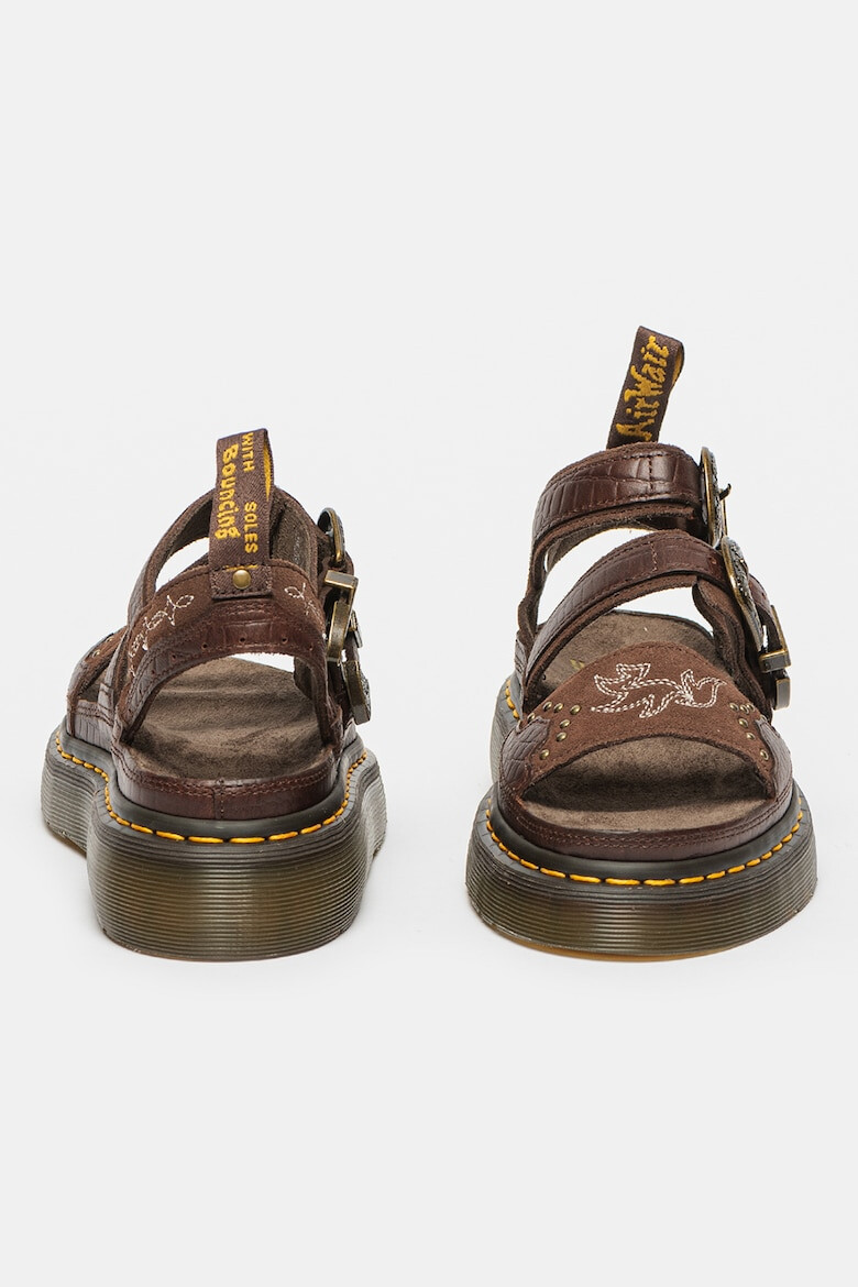 Dr. Martens Sandale de piele si piele intoarsa Gryphon Quad - Pled.ro