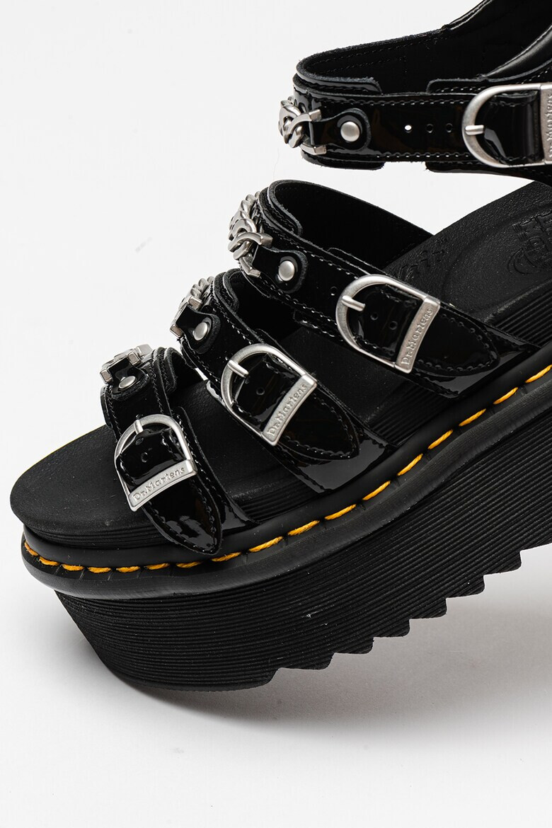 Dr. Martens Sandale flatform de piele peliculizata Balire II - Pled.ro