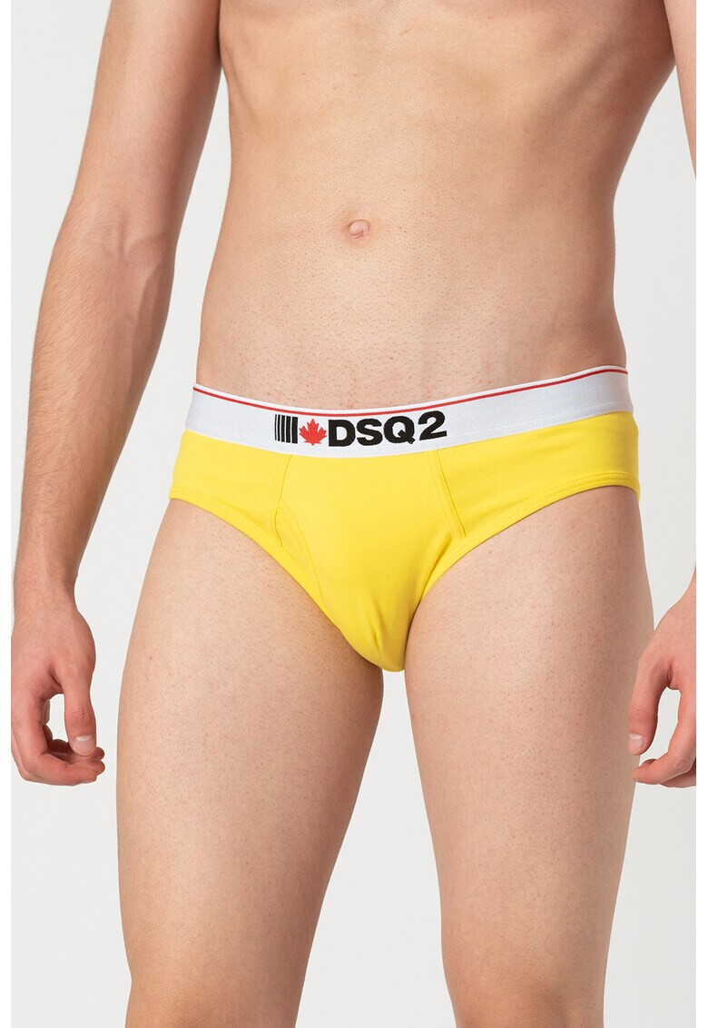 Dsquared2 Chiloti cu banda elastica cu logo in talie - Pled.ro