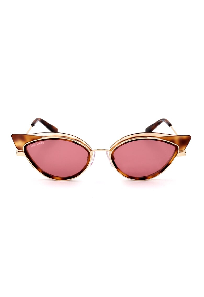 Dsquared2 Ochelari de soare cat-eye cu rama metalica - Pled.ro