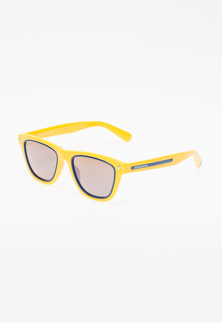 Dsquared2 Ochelari de soare galben cu albastru - Pled.ro