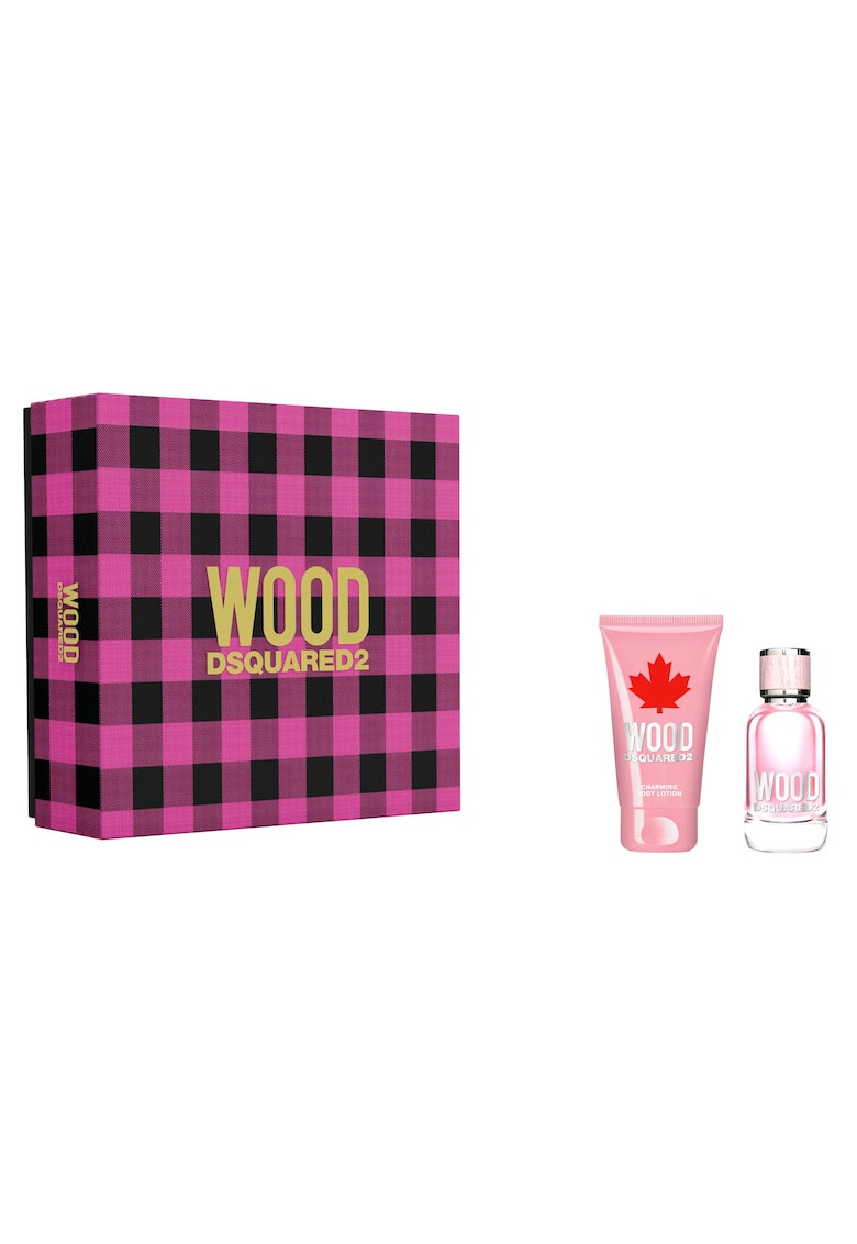 Dsquared2 Set Wood Pour Femme Femei: Apa de Toaleta 30 ml + Lotiune de corp 50 ml - Pled.ro