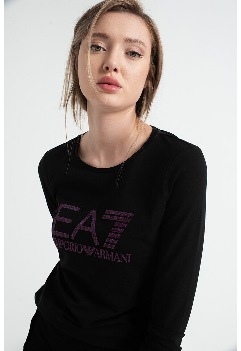 EA7 Bluza sport cu imprimeu logo - Pled.ro