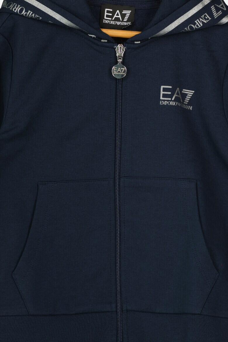 EA7 Costum sport cu detalii logo stralucitoare - Pled.ro