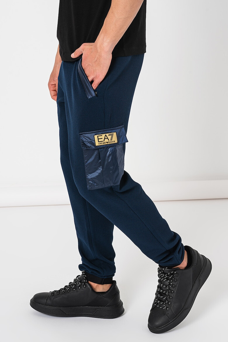 EA7 Pantaloni cargo de trening cu snur - Pled.ro