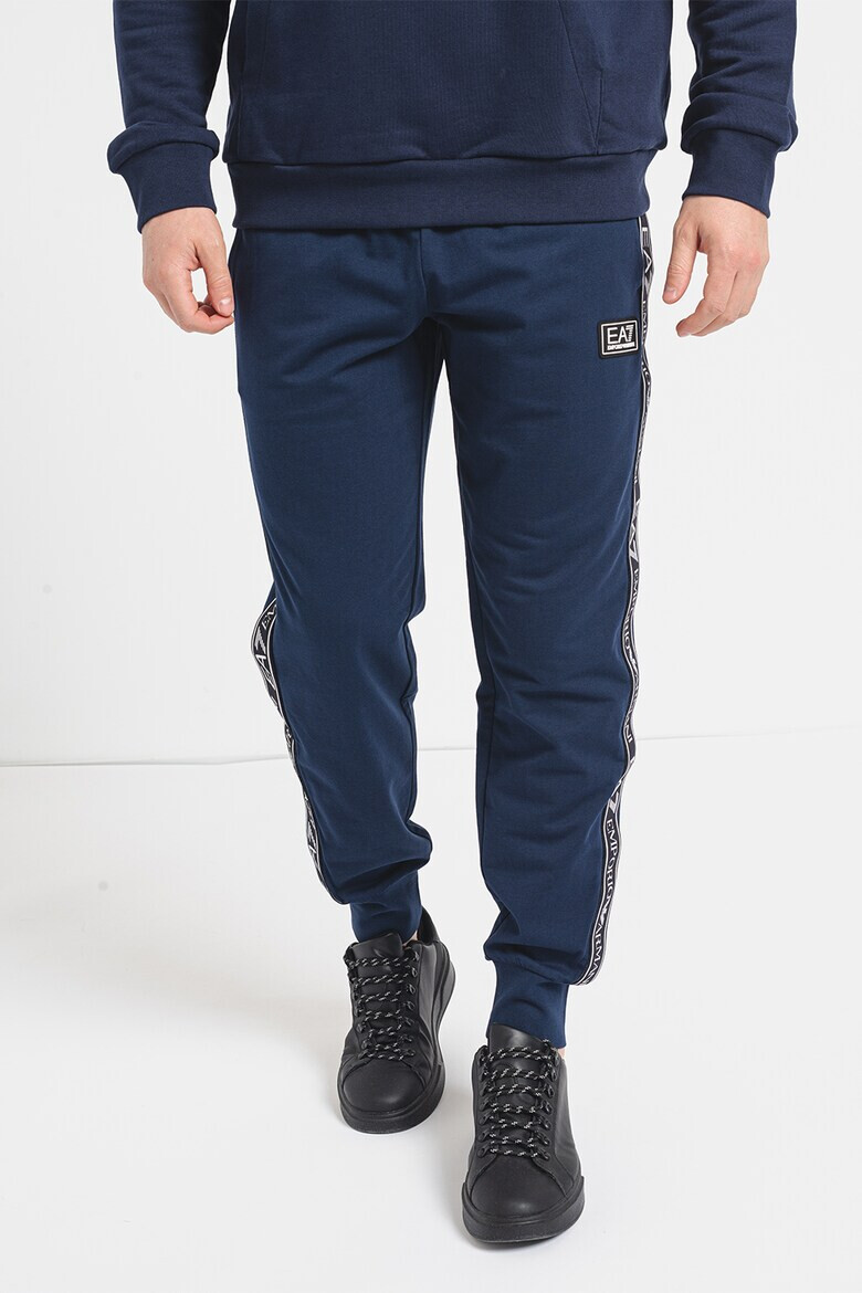 EA7 Pantaloni de trening cu benzi logo - Pled.ro