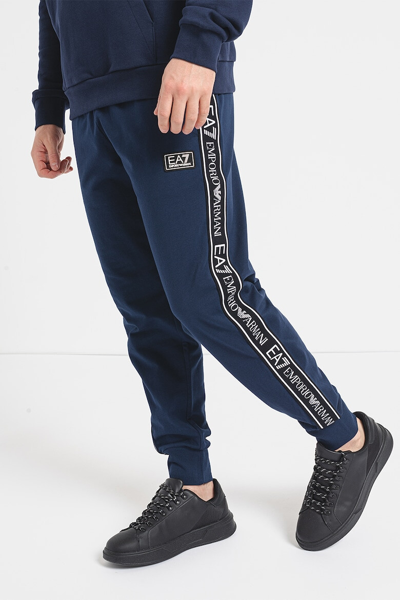 EA7 Pantaloni de trening cu benzi logo - Pled.ro