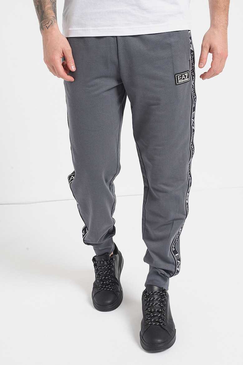 EA7 Pantaloni de trening cu benzi logo - Pled.ro