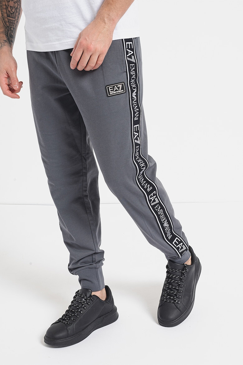 EA7 Pantaloni de trening cu benzi logo - Pled.ro