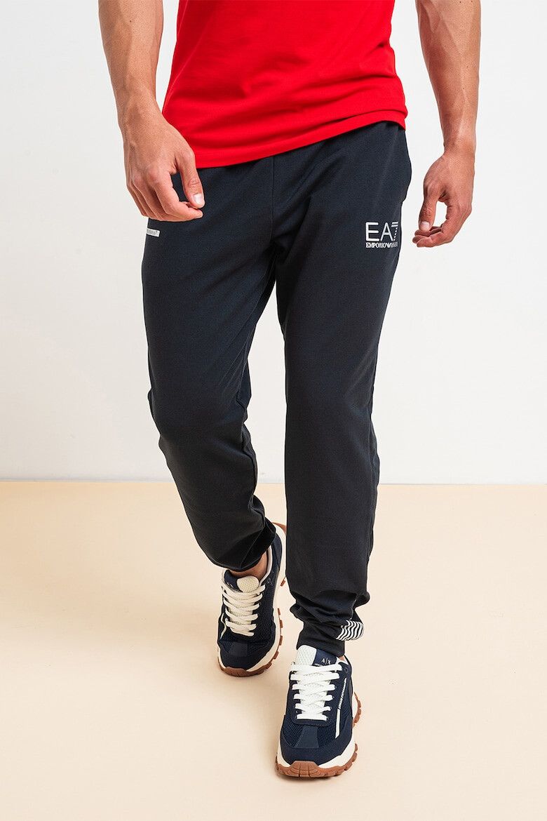 EA7 Pantaloni de trening cu snur de ajustare in talie - Pled.ro