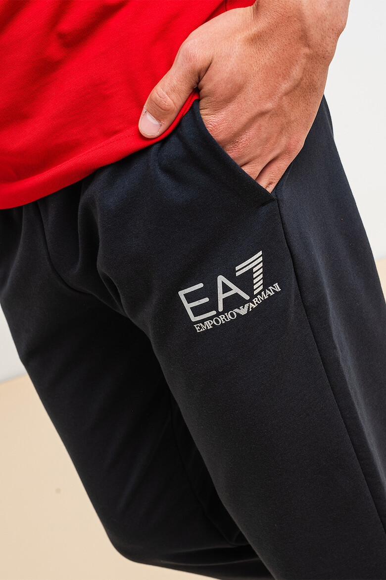 EA7 Pantaloni de trening cu snur de ajustare in talie - Pled.ro