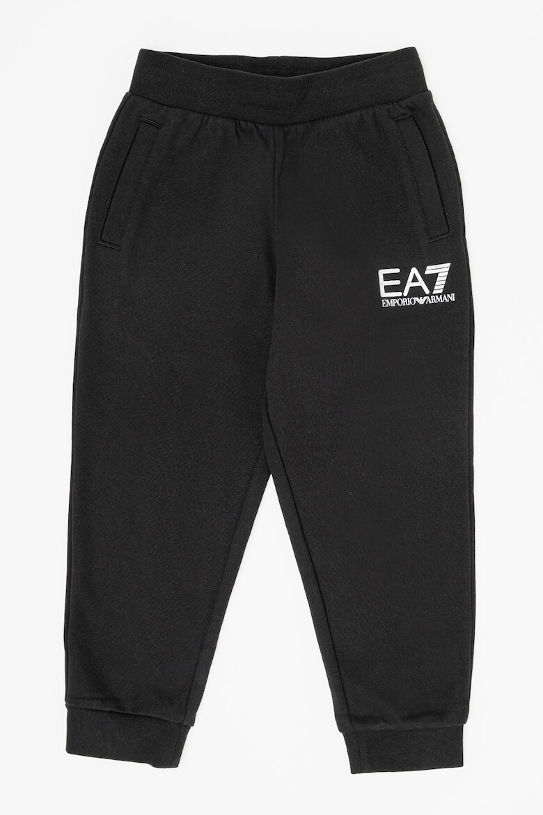 EA7 Pantaloni de trening relaxed fit din bumbac - Pled.ro