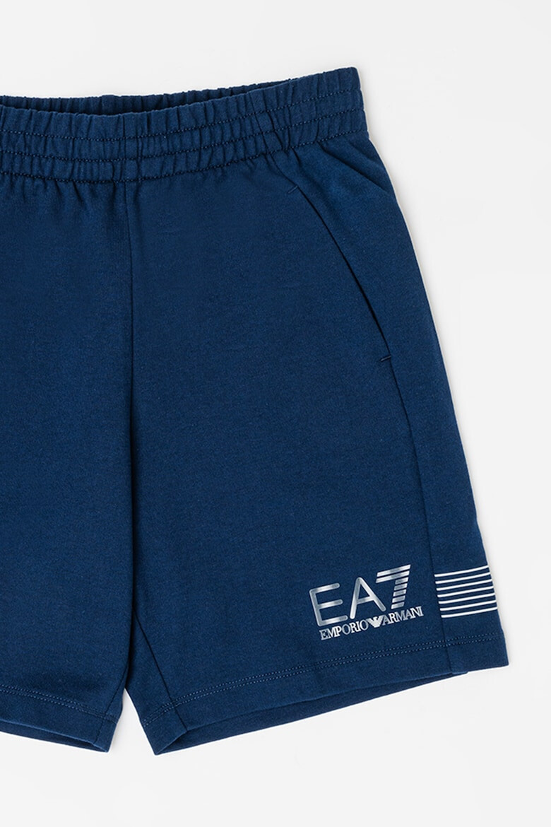 EA7 Pantaloni scurti cu imprimeu logo - Pled.ro